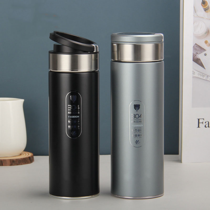 高真空不銹鋼商務(wù)保溫杯號溫顯簡約男士禮品杯可定logoKD5052